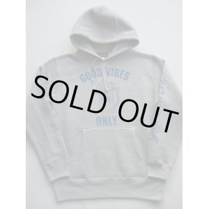 画像: GOOD VIBES ONLY HOODIE GRAY