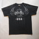 画像: PAN HEAD U.S.A T-SHIRT M BLACK