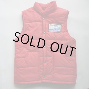 画像: CORVETTE SWINGSTER VTG PUFFY VEST RED M