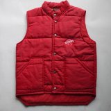 画像: KAHN'S VTG PUFFY VEST RED S