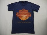 画像: HARLEY DAVIDSON EORGED WITH PASSION VTG T-SHIRT NAVY S