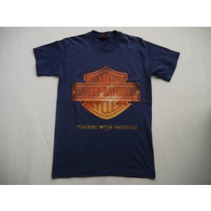 画像: HARLEY DAVIDSON EORGED WITH PASSION VTG T-SHIRT NAVY S