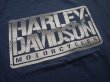 画像2: HARLEY DAVIDSON VTG T-SHIRT NAVY M