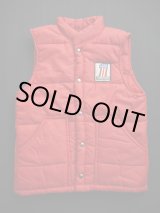 画像: HARLEY DAVIDSON VTG PUFFY VEST RED S