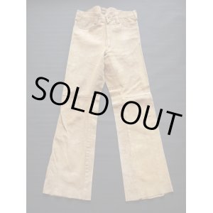 画像: 60's LEVIS BIG E SUEDE LEATHER PANTS BEIGE 32