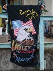 画像1: 1985 HARLEY DAVIDSON MOTOR CYCLES BORN IN THE U.S.A. VTG BIG TOWEL