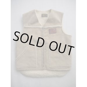 画像: QUAKER STATE SWINGSTER VTG BOA VEST BEIGE M