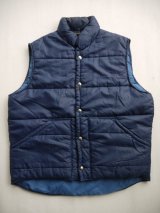 画像: JC PENNEY VTG PUFFY VEST NAVY L