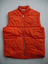 画像: JC PENNEY VTG PUFFY VEST ORANGE L