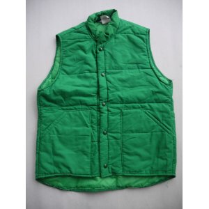 画像: CARPENTER VTG PUFFY VEST GREEN M