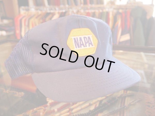 画像1: NAPA AUTO PARTS VTG MESH CAP BLUE