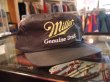 画像1: DEAD STOCK MILLER BEER GENUINE DRAFT VTG MESH CAP BLACK