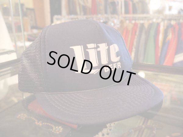 画像1: LITE BEER VTG MESH CAP NAVY