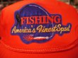 画像3: FISHING AMERICAN FINEST SPORTS VTG CAP RED