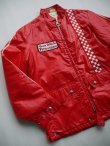 画像2: FIRESTONE GENE WHITE VTG RACING JACKET RED SMALL