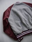 画像13: MACK TRUCKS CHALK LINE VTG STUDIAM JUMPER GRAYxWINERED LARGE