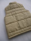 画像9: HARLEY DAVIDSON SWINGSTER VTG RACING PUFFY VEST BEIGE MEDIUM