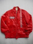 画像1: FIRESTONE GENE WHITE VTG RACING JACKET RED SMALL