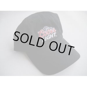 画像: COORS LIGHT BEER VTG CAP BLACK