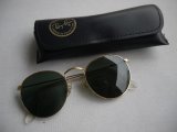 画像: RAY BAN ROUND METAL B&L USA MADE SUNGLASSES GOLD