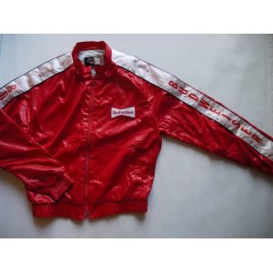 画像: BUDWEISER A&EAGLE COLLECTION VTG NYLON RACING JACKET RED M