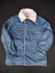 画像1: 70ｓ WRANGLER USA DENIM BOA RANCH JACKET M