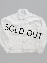 画像: 80's LEVIS DENIM BOA JACKET XL WHITE(1)