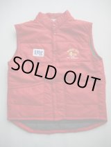 画像: TURFER MILLER LITE BEER 1990 HIPOW GOLF TOURNAMENT VTG PUFFY VEST RED M