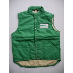 画像: SWINGSTER HEFTY TOUGH ENOUGH TO OVERSTUFF VTG PUFFY VEST GREEN M