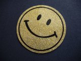 画像: VTG SMILE GLITTER STICKER GOLD