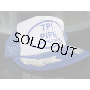 画像: TPI PIPE INPECTION VTG APOLO MESH CAP BLUExWHITE