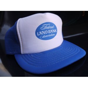 画像: LAND BANK FEDERAL ASSOCIATION  VTG MESH CAP BLUExWHITE