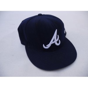 画像: NEW ERA ATLANTA BRAVES BASEBALL CAP NAVY 7 5/8(61cm)