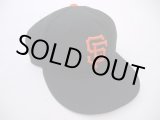 画像: NEW ERA SAN FRANCISCO GIANTS BASEBALL CAP BLACK 7 5/8(60.6cm)