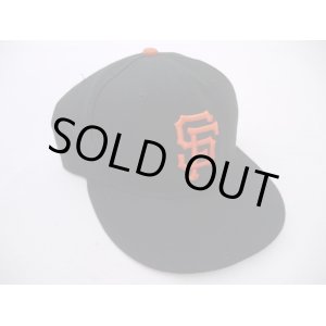 画像: NEW ERA SAN FRANCISCO GIANTS BASEBALL CAP BLACK 7 5/8(60.6cm)