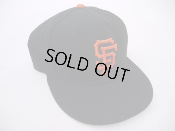 画像1: NEW ERA SAN FRANCISCO GIANTS BASEBALL CAP BLACK 7 5/8(60.6cm)