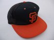 画像1: NEW ERA SAN FRANCISCO GIANTS BASEBALL MESH CAP BLACKxORANGE