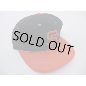 画像: NEW ERA SAN FRANCISCO GIANTS BASEBALL MESH CAP BLACKxORANGE