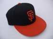 画像1: NEW ERA SAN FRANCISCO GIANTS BASEBALL CAP BLACKxORANGE 7 1/2(59.6cm)