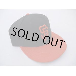 画像: NEW ERA SAN FRANCISCO GIANTS BASEBALL CAP BLACKxORANGE 7 1/2(59.6cm)