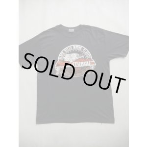 画像: STURGIS BLACK HILLS MOTOR CLASS STURGIS 1989 49th ANNIVERSARY VTG T-SHIRT BLACK XL