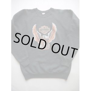 画像: HARLEY DAVIDSON EAGLE VTG SWEAT BLACK XL