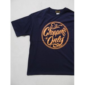 画像: SIXHELMETS CHOPPERS ONLY OVER SIZE POCKET T-SHIRT NAVY