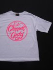 画像2: SIXHELMETS CHOPPERS ONLY OVER SIZE POCKET T-SHIRT WHITExNEON PINK