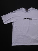 画像: SIXHELMETS CHOPPERS OVER SIZE POCKET T-SHIRT WHITE