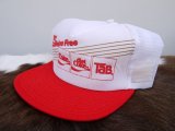 画像: TRY CAFFEINE FREE COKE DIET COKE TAB TRUCKER MESH CAP WHITEXRED