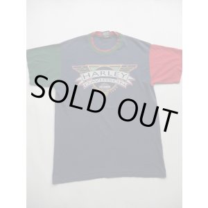 画像: 1993 HARLEY DAVIDSON WALTERS BROS  VTG T-SHIRT NAVY×GREEN×RED L