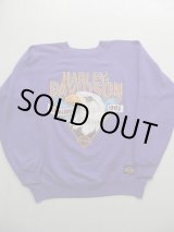 画像: 1991 HARLEY DAVIDSON ESTABLISHED1903 VTG SWEATER PURPLE