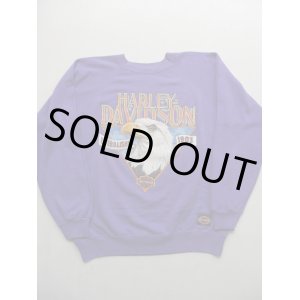 画像: 1991 HARLEY DAVIDSON ESTABLISHED1903 VTG SWEATER PURPLE