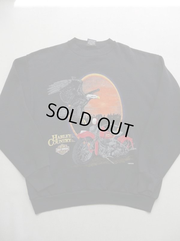 画像1: HARLEY COUNTRY VTG SWEATER BLACK